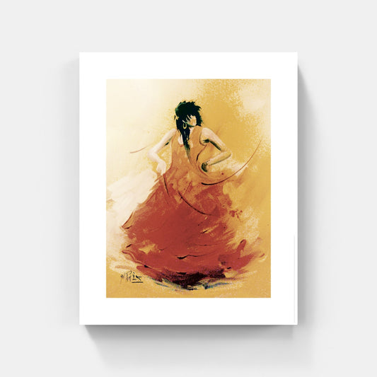 Affiche "Andalouse orangée" de Gil PIRÈS