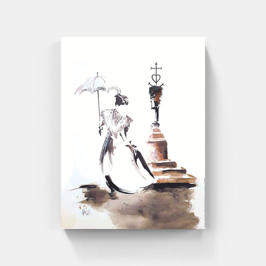 Affiche "Arlésienne et Croix de Camargue" de Tom GARCIA