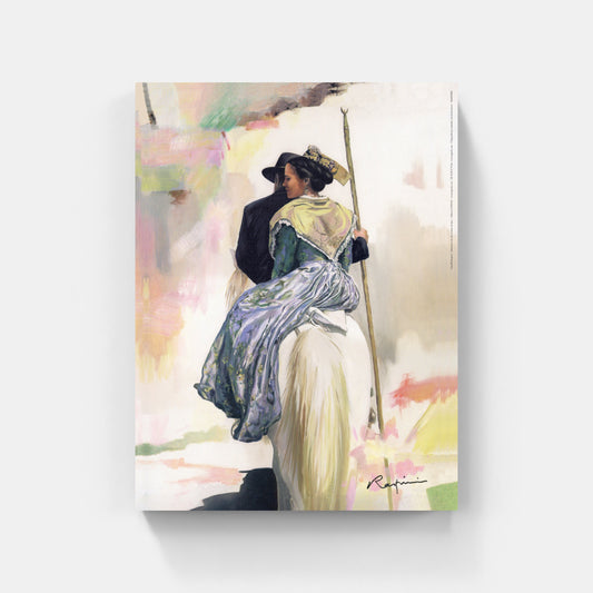 Affiche "Arlésienne à la robe couleur de lune" de Danielle RASPINI