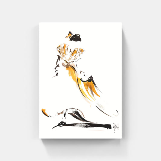 Affiche "Arlésienne à la robe flamboyante" de Tom GARCIA