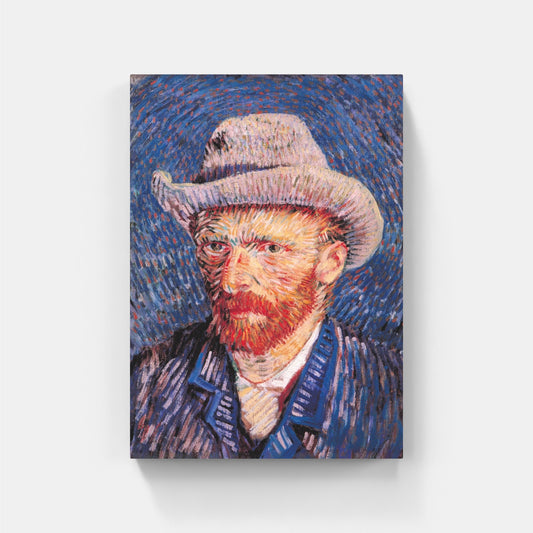 Affiche "Autoportrait au chapeau de feutre" de Vincent VAN GOGH