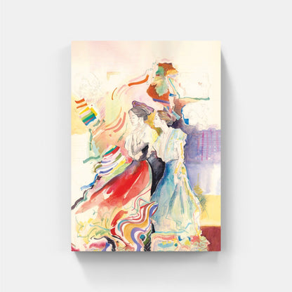 Affiche "Couleurs d'Arlésiennes" de Danielle RASPINI