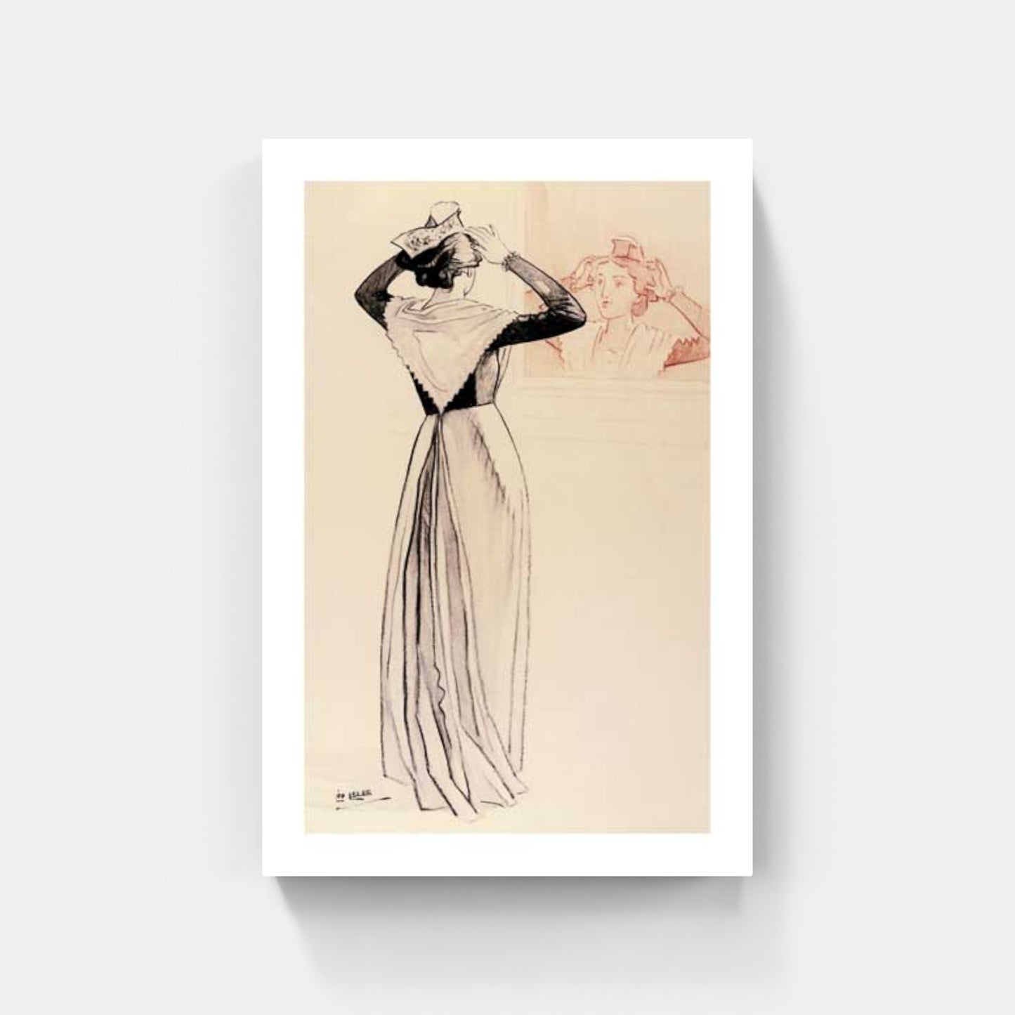 Affiche "La Coiffe" de Léo LELÉE