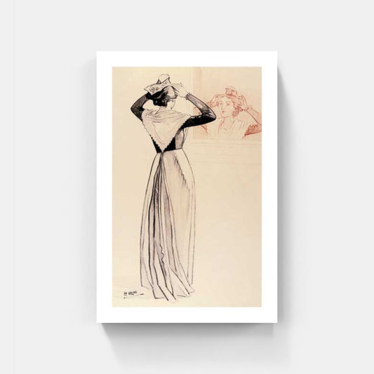 Affiche "La Coiffe" de Léo LELÉE