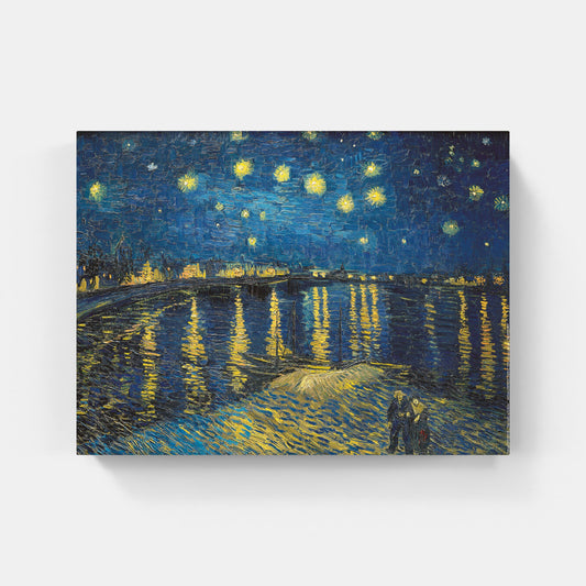 Affiche "Nuit étoilée sur le Rhône" de Vincent VAN GOGH