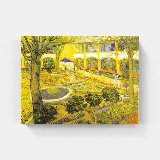Affiche "Le jardin de la Maison de Santé d'Arles" de Vincent VAN GOGH