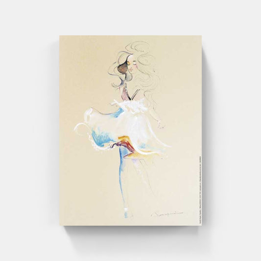 Affiche "Terpsichore ou la petite robe d'été" de Danielle RASPINI