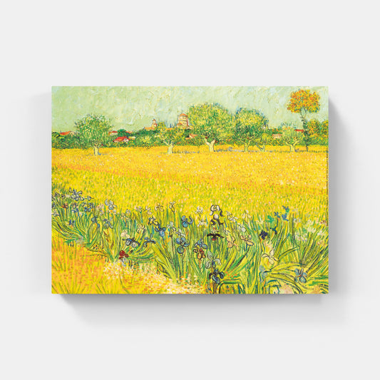 Affiche "Vue d'Arles avec Iris" de Vincent VAN GOGH