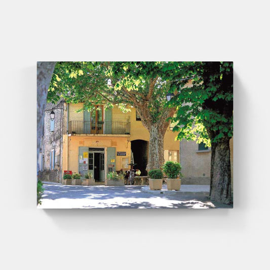Affiche : "La Place du Village" de Gilles MARTIN-RAGET