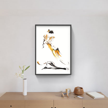 Affiche "Arlésienne à la robe flamboyante" de Tom GARCIA