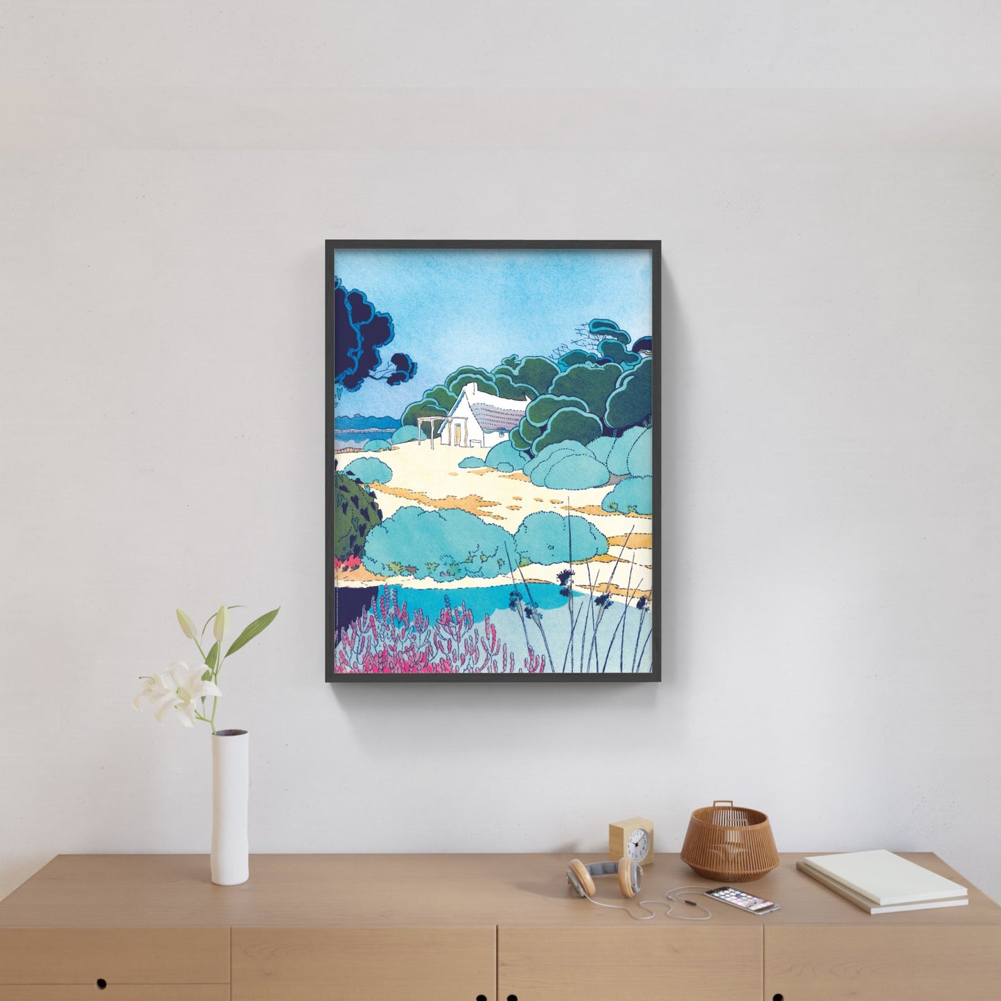 Affiche "La cabane de Gardian" de Léo LELÉE