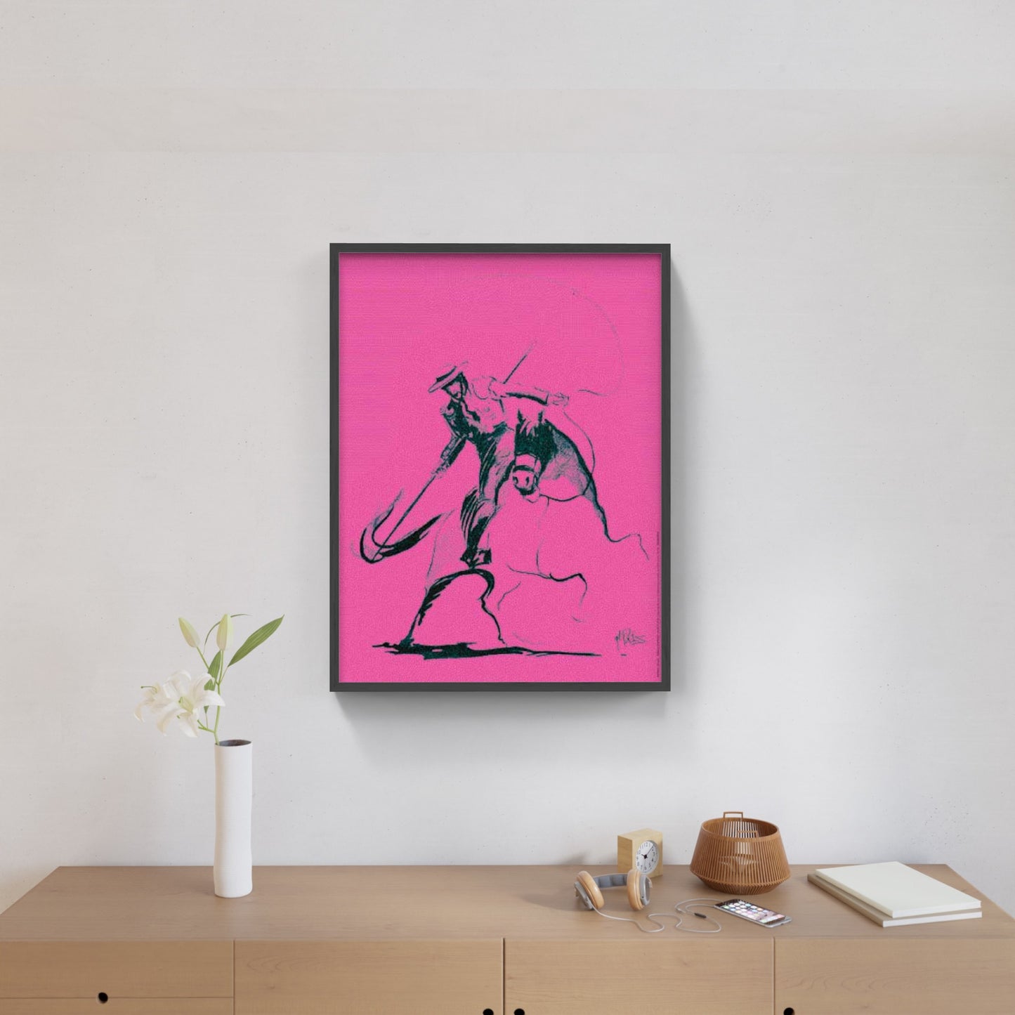 Affiche "Le Picador rose" de Gil PIRÈS
