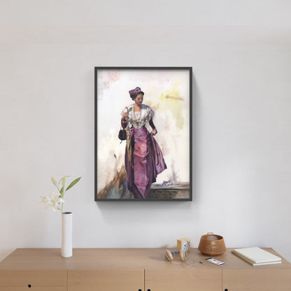 Affiche "Le brin de muguet" de Danielle RASPINI