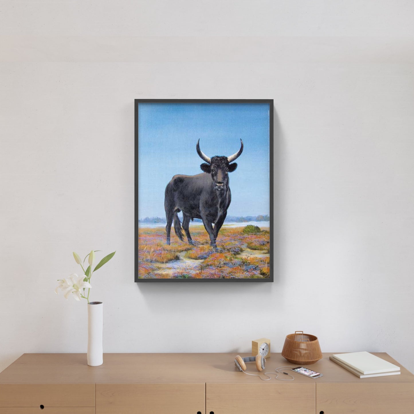 Affiche "Taureau de Camargue" de Jean MARIGNAN