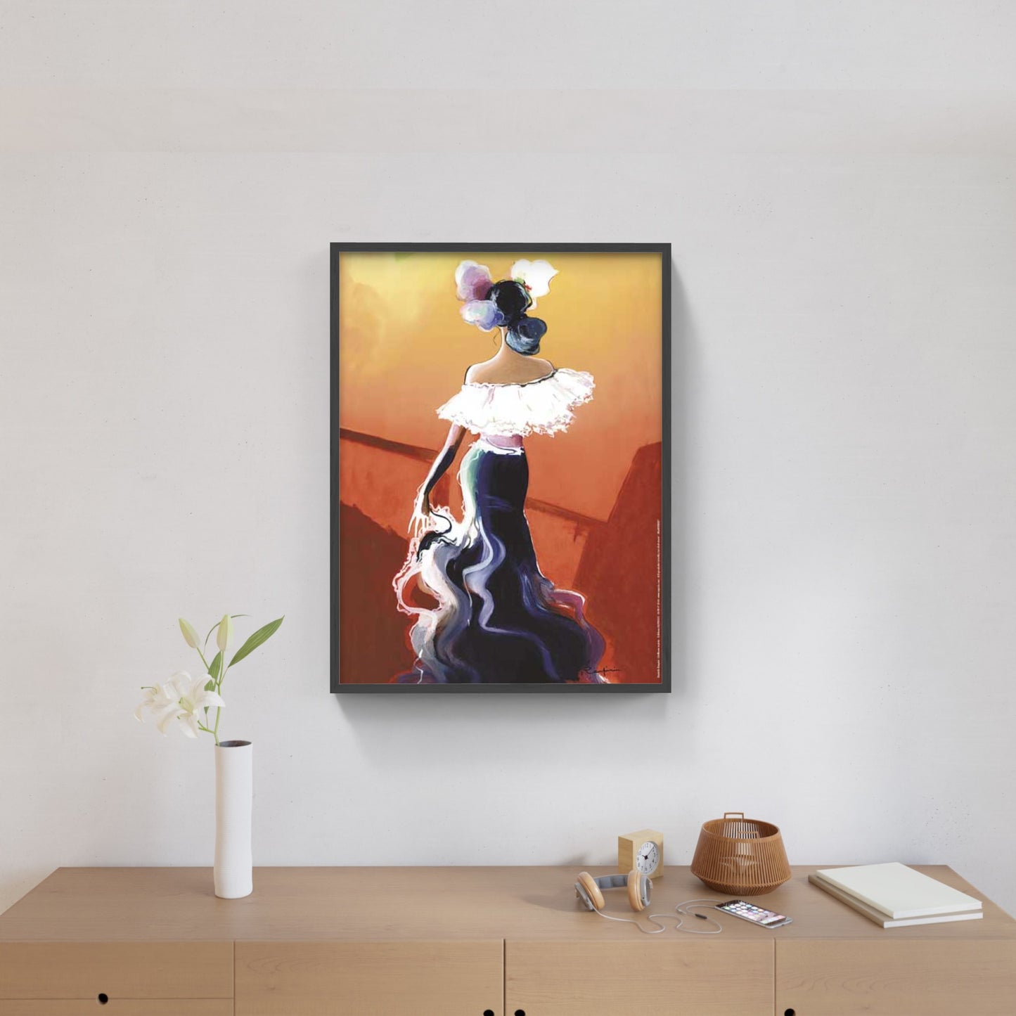 Affiche "Sévillane en Feria" de Danielle RASPINI