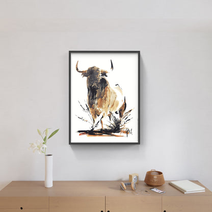 Affiche "Toro Bravo" de Tom GARCIA