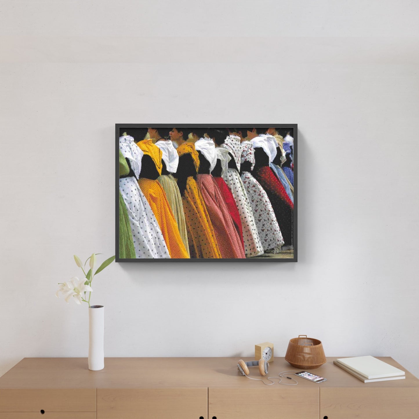 Affiche : "Arlésiennes en cotonnade" de Gilles MARTIN-RAGET