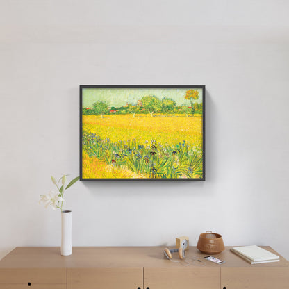 Affiche "Vue d'Arles avec Iris" de Vincent VAN GOGH