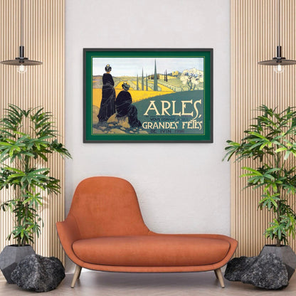 Affiche "Arlésiennes au Mont des Cordes" de Léo LELÉE