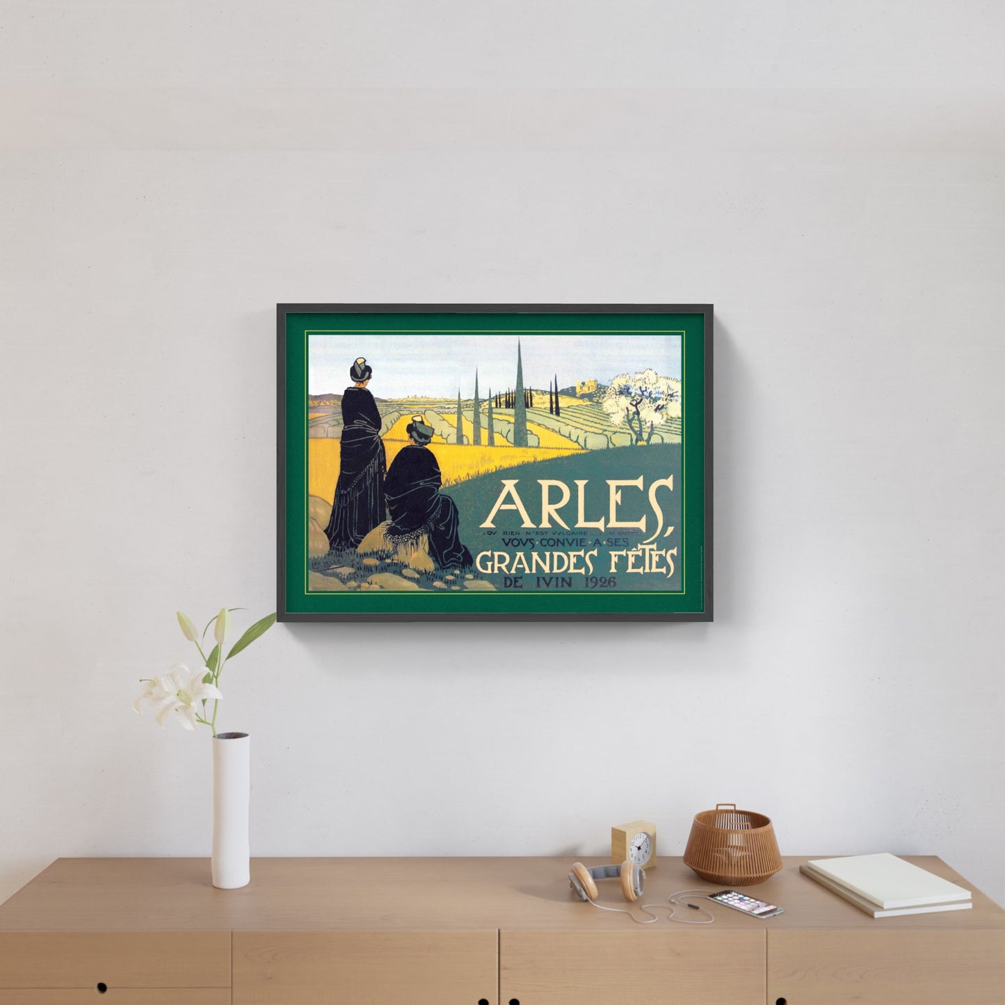 Affiche "Arlésiennes au Mont des Cordes" de Léo LELÉE