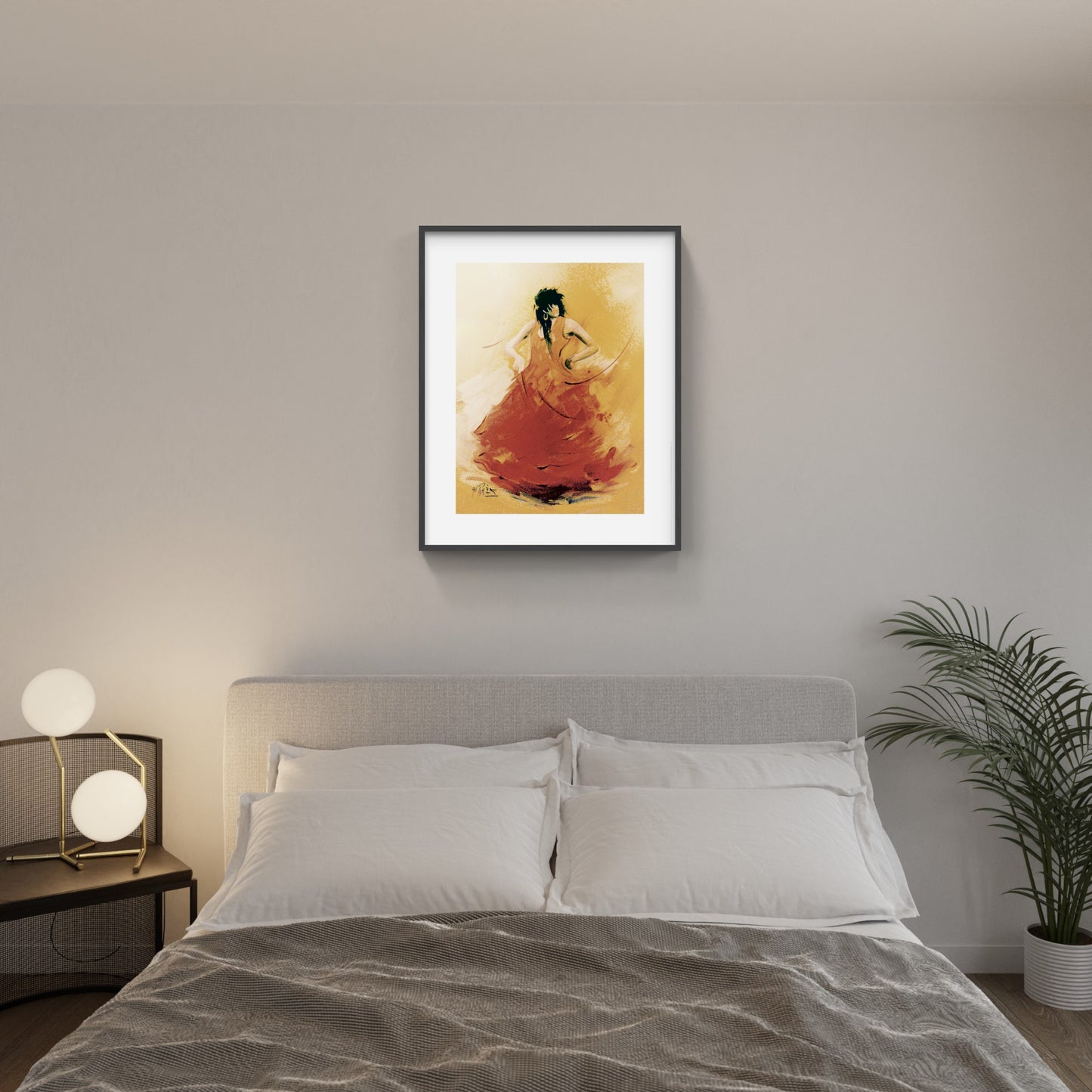 Affiche "Andalouse orangée" de Gil PIRÈS