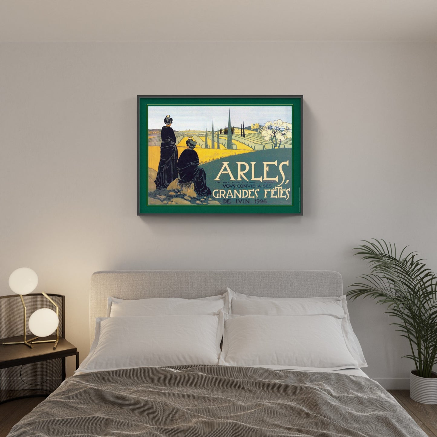 Affiche "Arlésiennes au Mont des Cordes" de Léo LELÉE