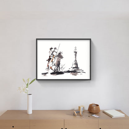Affiche "Couple de Camargue" de Tom GARCIA