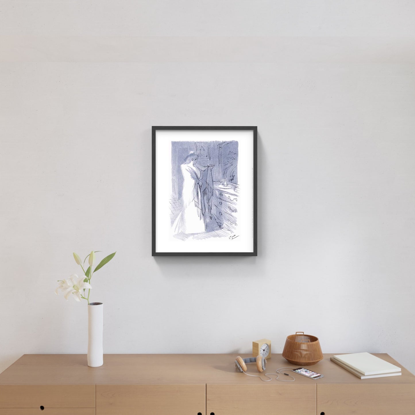 Affiche "Arlésienne à la commode" de Léo LELÉE