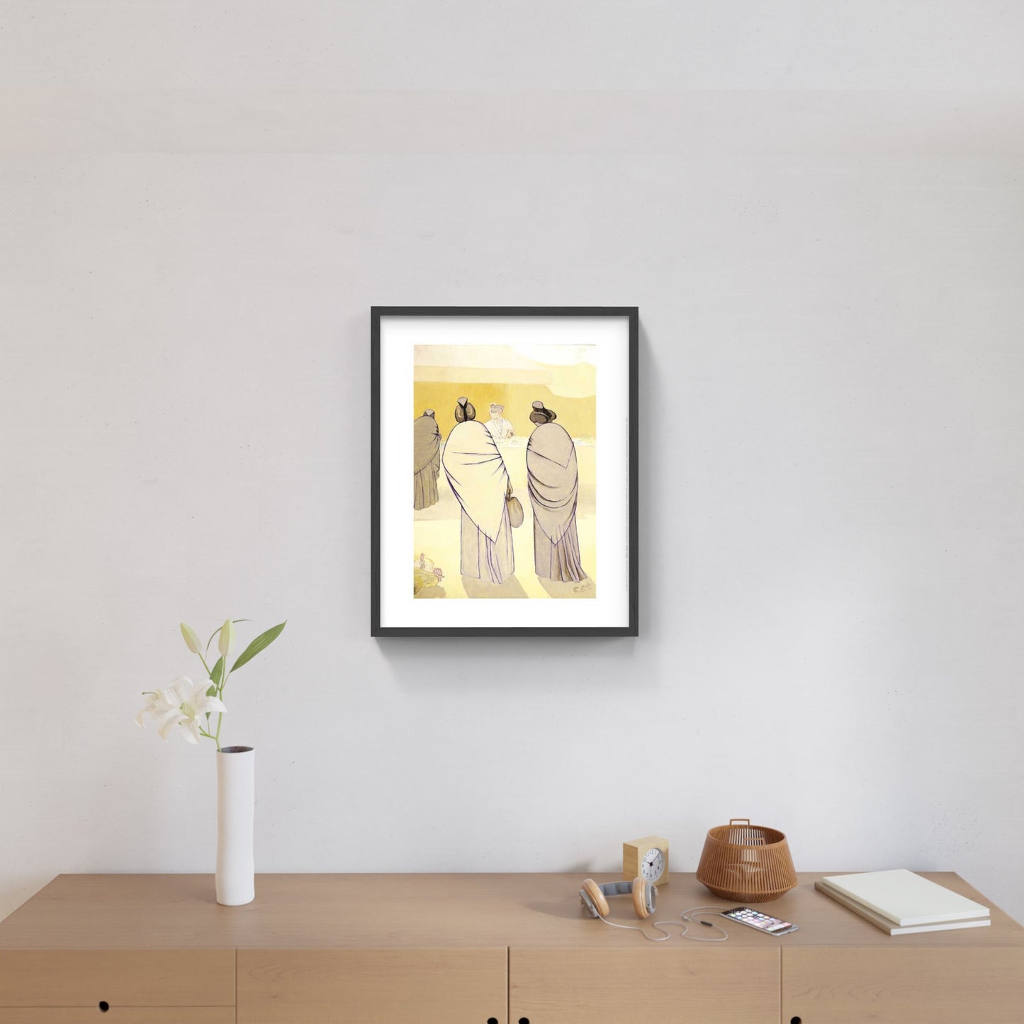 Affiche "Le marché d'Arles" de Léo LELÉE