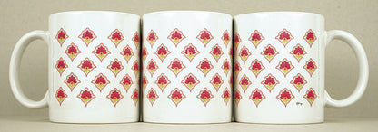 Lot de 2 Mugs "Motifs Provençaux couleur grenade" d'Ed RECO