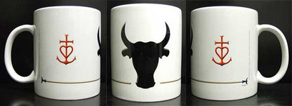 Lot de 2 Mugs "Tête de Taureau et Croix de Camargue" d'Ed RECO