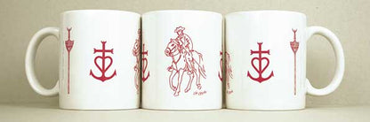 Lot de 2 Mugs "Gardian et Croix de Camargue" de Léo LELÉE