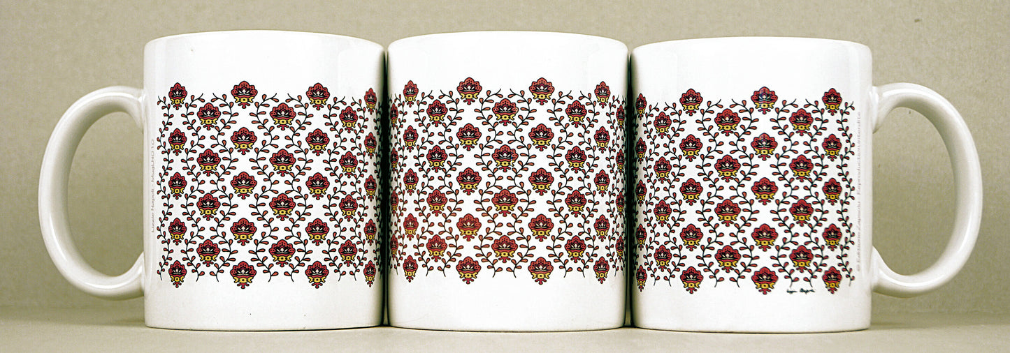 Lot de 2 Mugs "Motifs Provençaux Lierre grimpant" d'Ed RECO