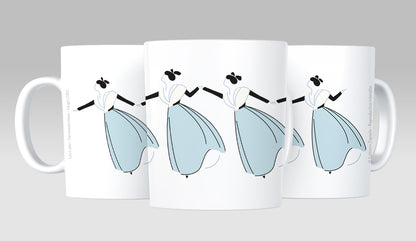 Lot de 2 Mugs "La farandole bleue" de Léo LELÉE