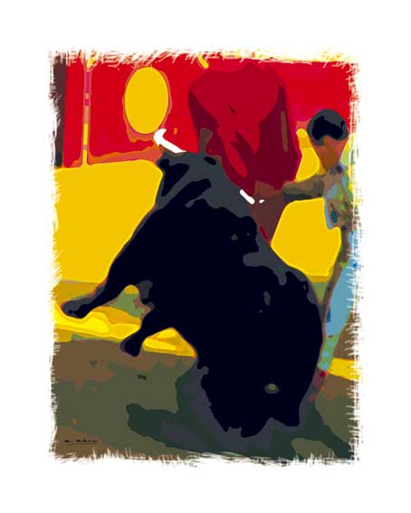 Reproduction d'Art : "Corrida" d'Ed RECO